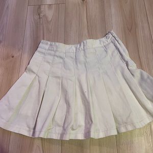 Brandy Melville White Tennis Thick Skirt